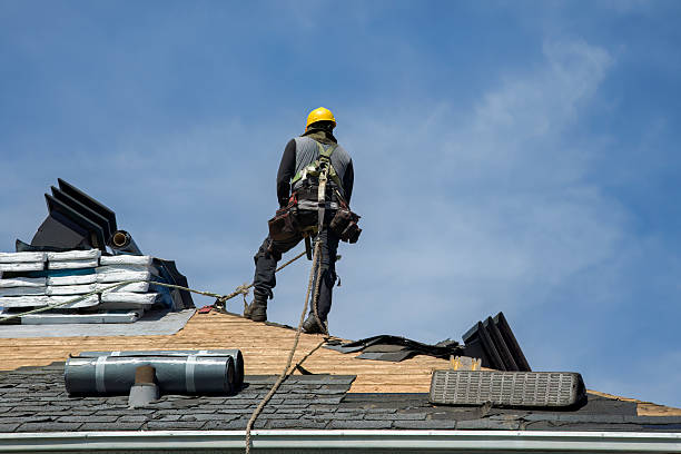 Professional Roof Replacement technician working in Roseland, FL